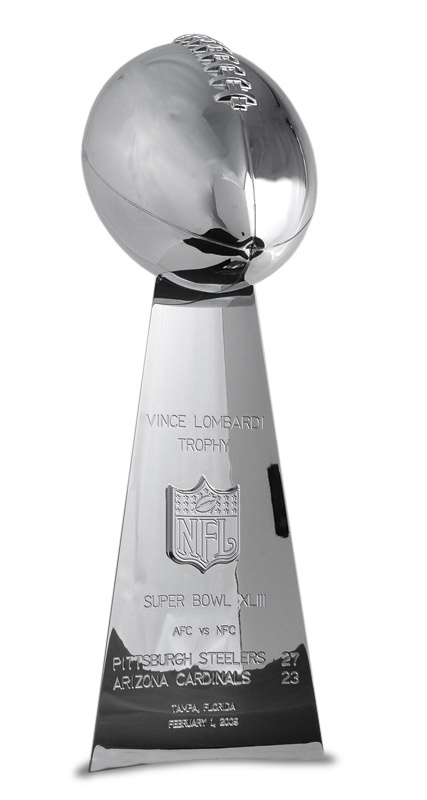 - 2009 Pittsburgh Steelers Super Bowl Trophy