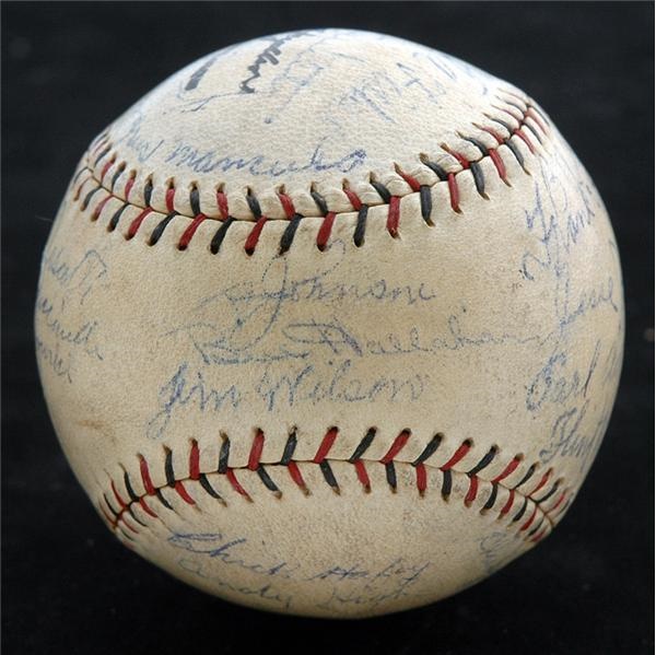 - 1930 St Louis Cardinals National League Champions Team Signed Ball