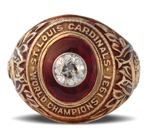- 1931 Earl Sparky Adams World Series Ring