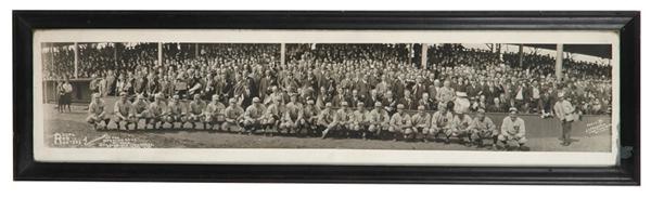 - 1917 Reds Royal Rooters Panorama with Christy Mathewson
