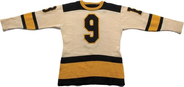 - 1937-38 Leroy Goldsworthy Boston Bruins Game Worn Sweater