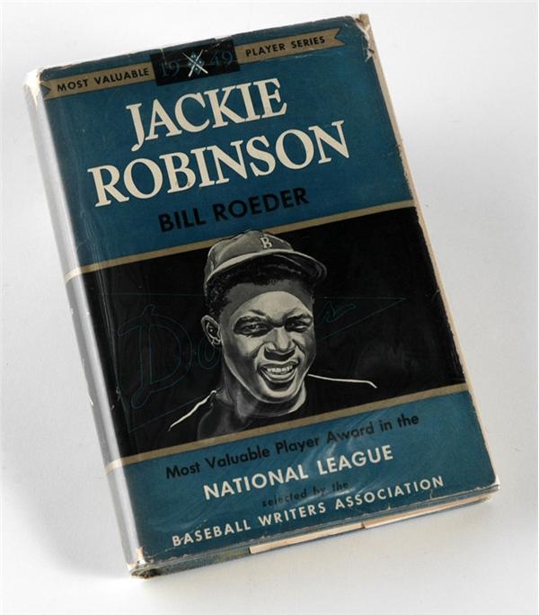 - 1949 Jackie Robinson Signed Book
