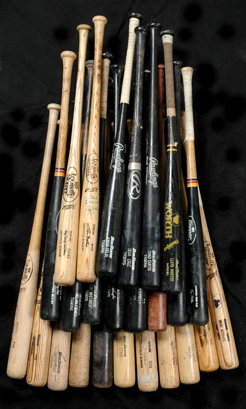 - Collection of Detroit Tigers Game Used Bats (44)