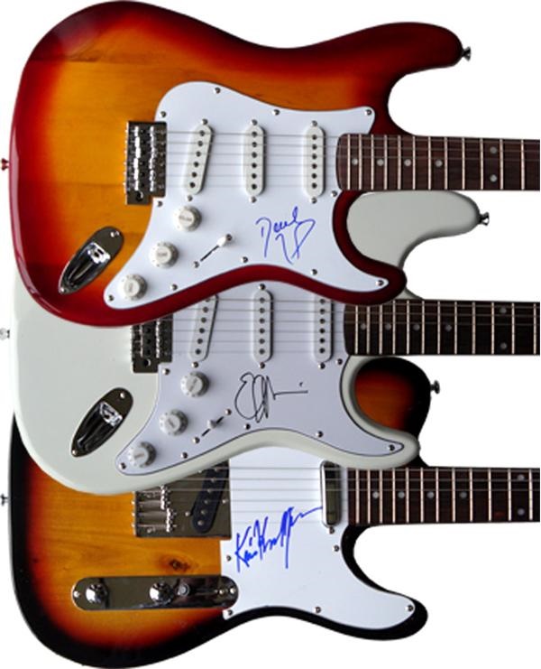 - Collection of (8) Autographed Guitars with Beach Boys, Lonestar and More