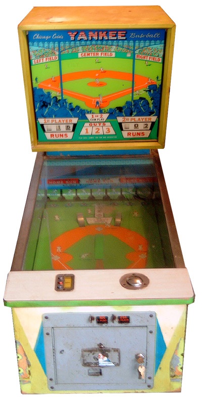 - 1969 New York Yankees Pinball Machine