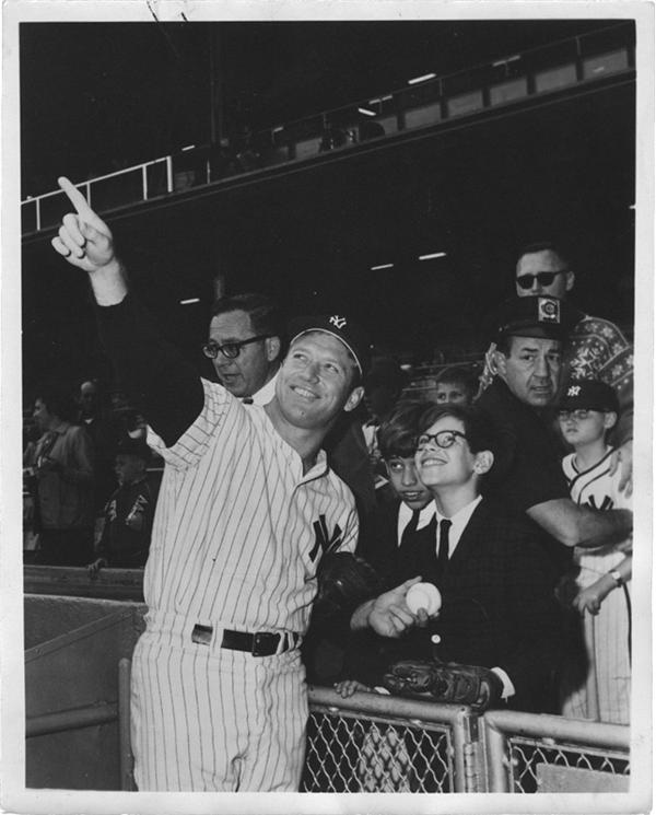 - Two Mickey Mantle Photographs from “Facade Boy”