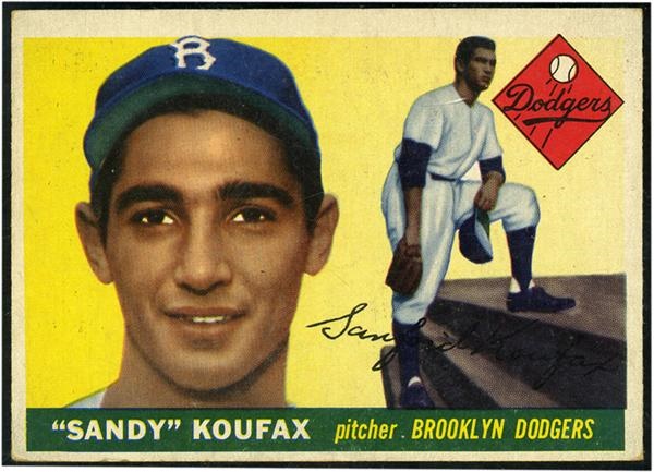 - 1955 Topps Sandy Koufax Rookie