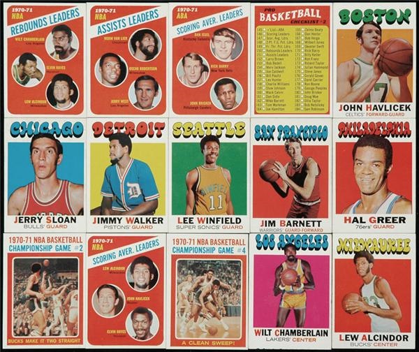 - 1971-72 Topps Basketball Complete Set