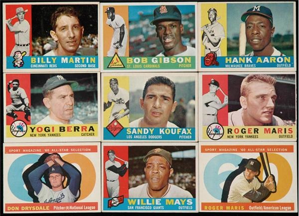 - 1960 Topps Baseball Complete Set