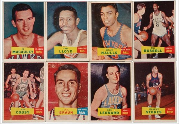 1957-58 Topps Basketball Complete Set