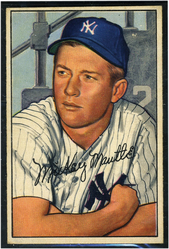 - 1952 Bowman #101 Mickey Mantle Baseball Card