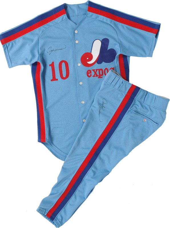 - 1984 Andre Dawson Montreal Expos Signed Game Used Uniform