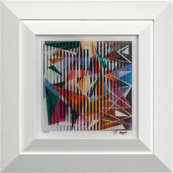 - Yaacov Agam " Ancient Battle " Agamograph Limited Edition Signed by the Artist AP 20/25