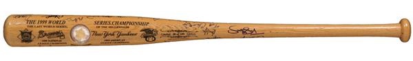 - 1999 New York Yankee Team Signed Bat 40/199