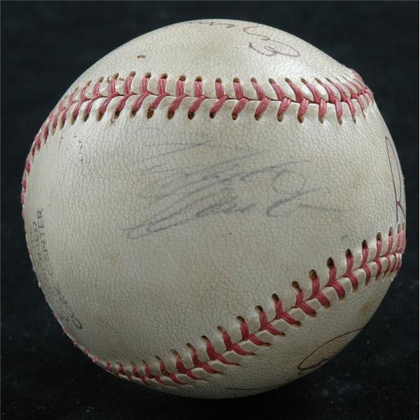 Clemente and Pittsburgh Pirates - Roberto Clemente 3,000th Hit Celebration Signed Baseball
