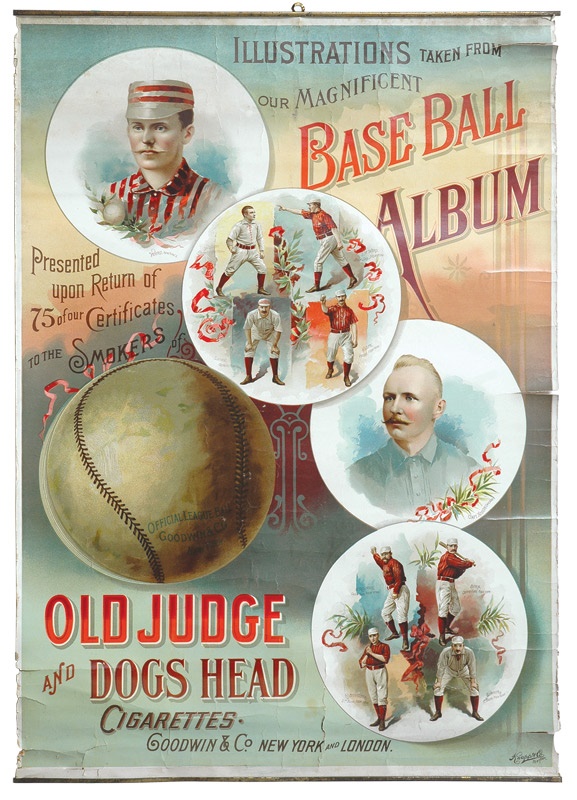 - 1889 Goodwin & Co. Baseball Round Album Advertising Poster