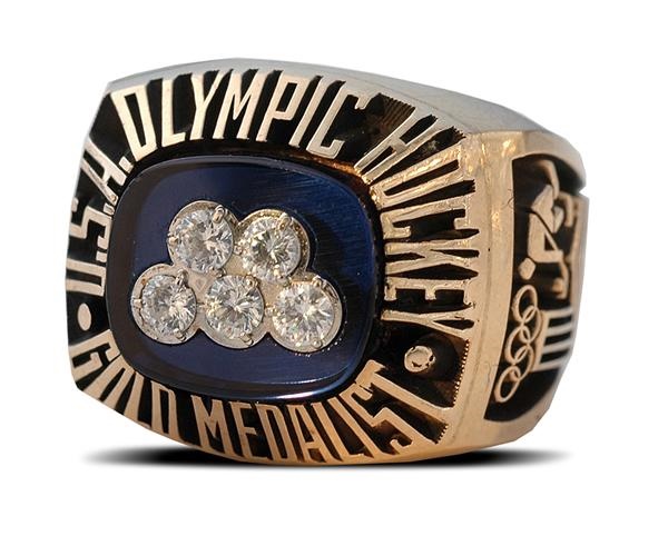- 1980 Salesman Sample Jim Craig Olympic Gold Medal Ring
