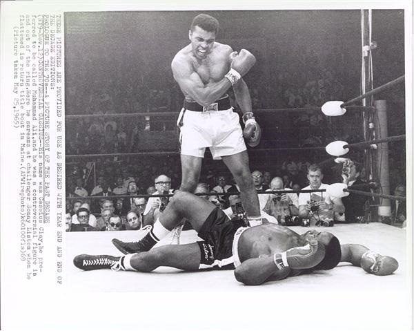 Muhammad Ali & Boxing - Ali Stands Over Liston by Neil Leifer
