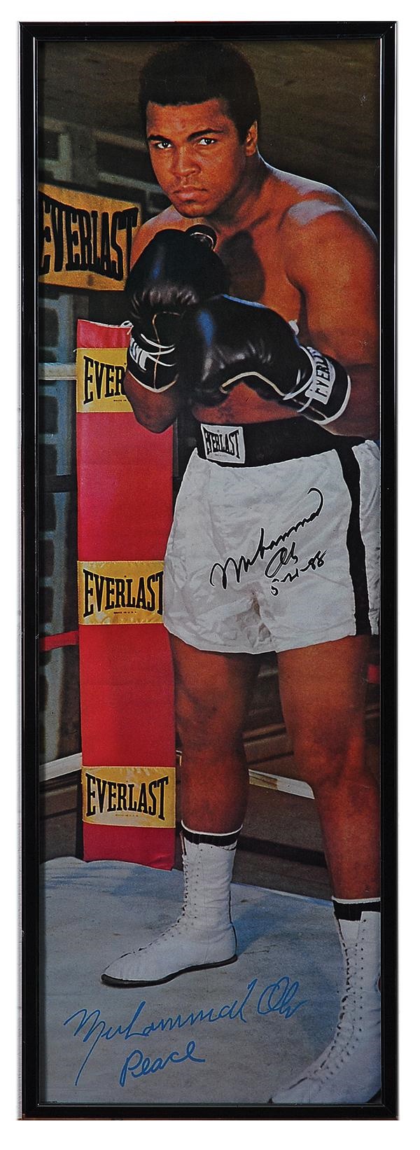 Muhammad Ali & Boxing - Muhammad Ali Signed Poster