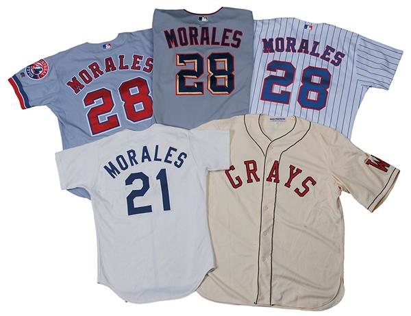 Baseball Equipment - Jerry Morales Game Worn Coaches Jerseys (5)