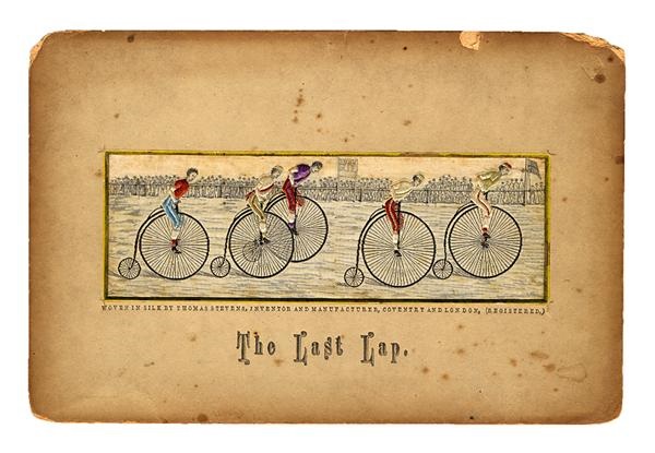 1880s Bicycling Stevensgraph