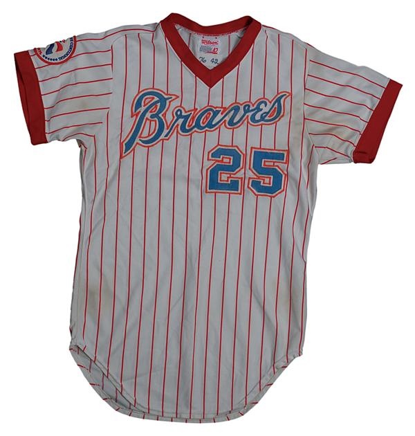 Willie Montanez - 1976 Atlanta Braves Jersey with Centennial Patch