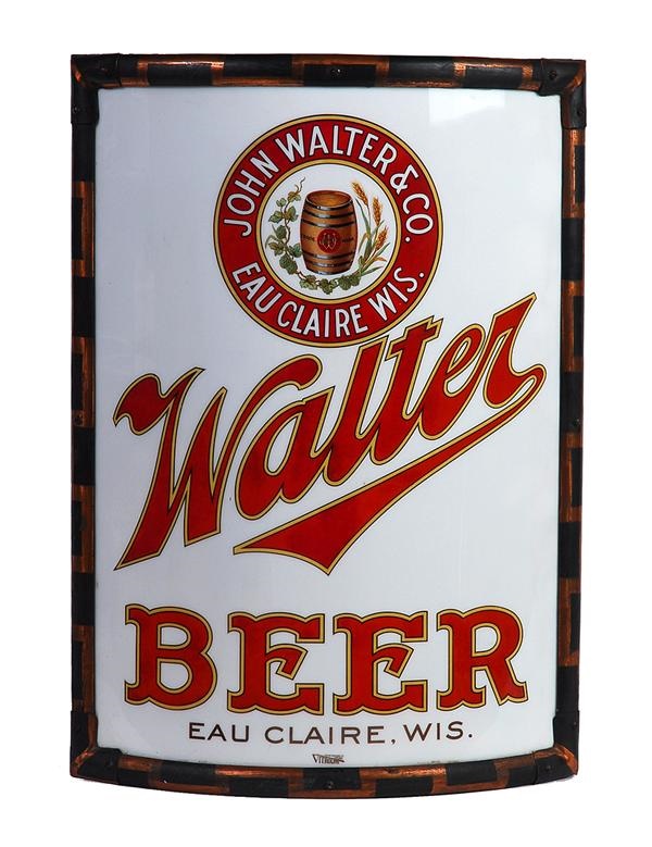 - Walter Beer Vitrolite Advertising Sign
