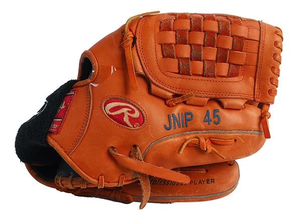 Baseball Equipment - Pedro Martinez New York Mets Game Used Glove