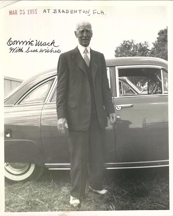 - Connie Mack Signed 8"x10" Photograph
