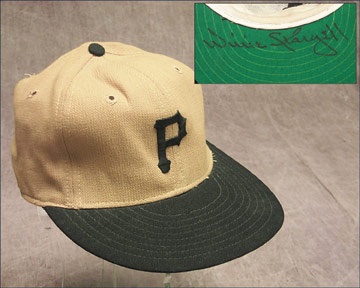 Clemente and Pittsburgh Pirates - Circa 1971 Willie Stargell Game Worn Cap