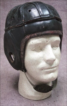 - 1940's Leather Football Helmet