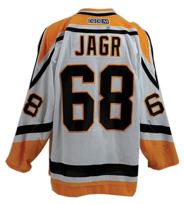- 2000-01 Jaromir Jagr Pittsburgh Penguins Photo-Matched Game Worn Jersey