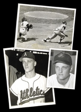 Roger Maris - Late 1950's Roger Maris Wire Photograph Collection (3)