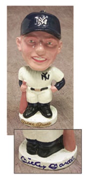 Mickey Mantle Signed Bobbing Head