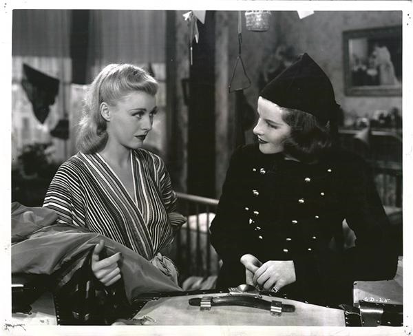 Katherine Hepburn and Betty Grable