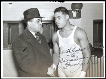 Muhammad Ali & Boxing - 1930's Joe Louis Signed Photograph (6x8")