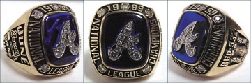 - 1999 Atlanta Braves National League Championship Ring