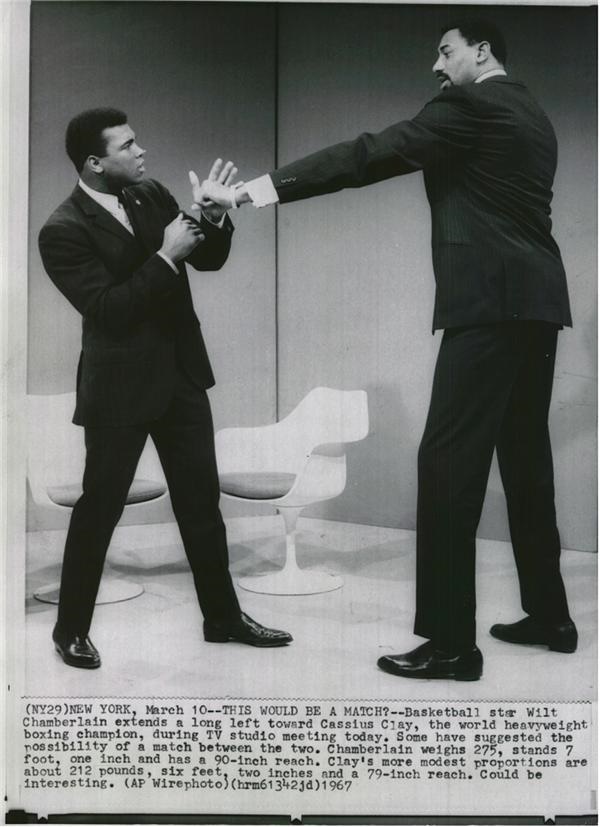Muhammad Ali & Wilt Chamberlain (1967)