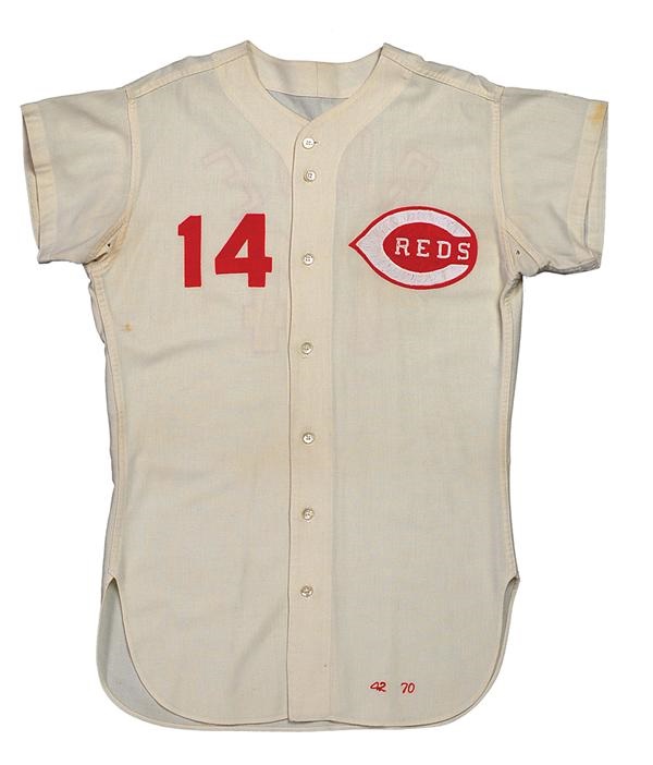 Baseball Equipment - 1970 Pete Rose Complete Game Worn Uniform  Including Jersey, Pants and Stirrups