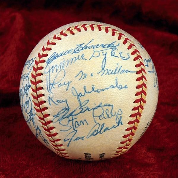- 1956 Cincinnati Reds Team Signed Baseball with Ted Kluszewski