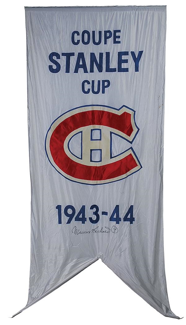 - 1943-44 Montreal Canadians Stanley Cup Banner