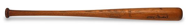 - 1950's Stan Musial Signed Game Used Bat