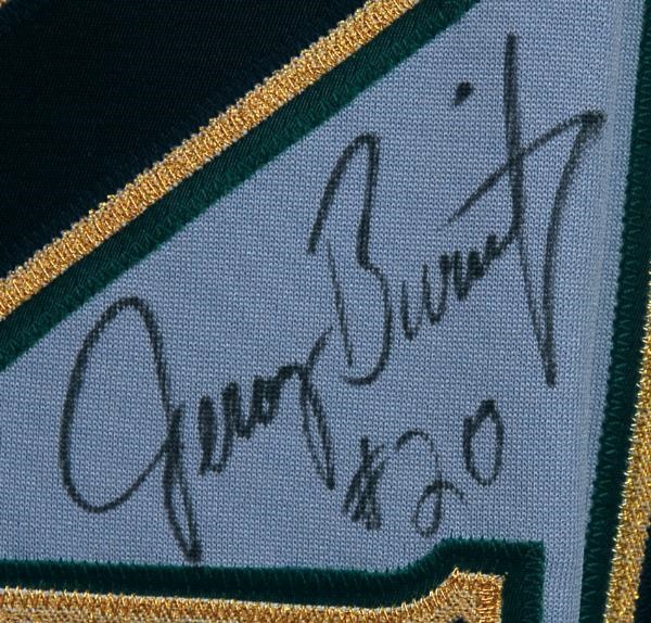 Baseball Equipment - 1999 Jeromy Burnitz  Milwaukee Brewers Signed Game Used All Star Jersey ( B.A.T. LOA)