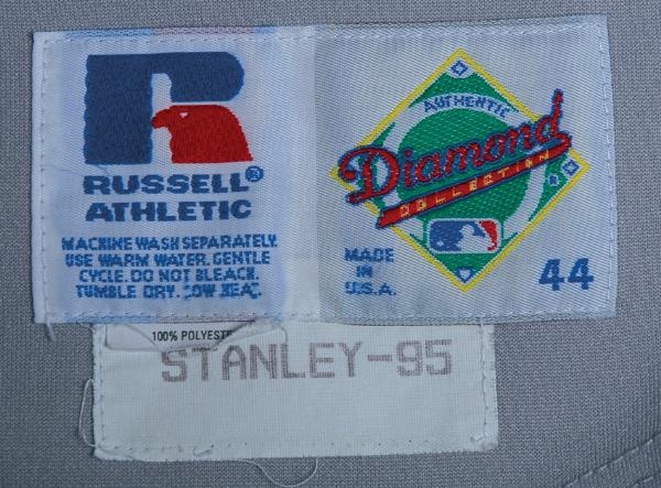Baseball Equipment - 1995 Mike Stanley New York Yankees Game Worn  Jersey with Mantle Armband and 7
