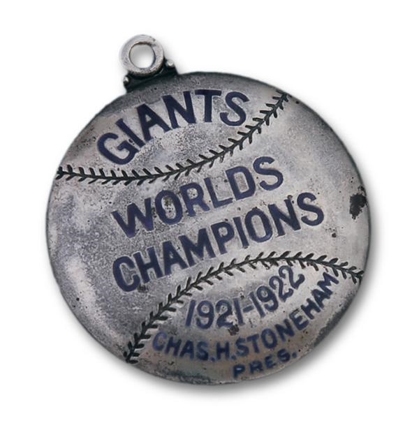 - 1923 New York Giants Sterling Silver Season Pass