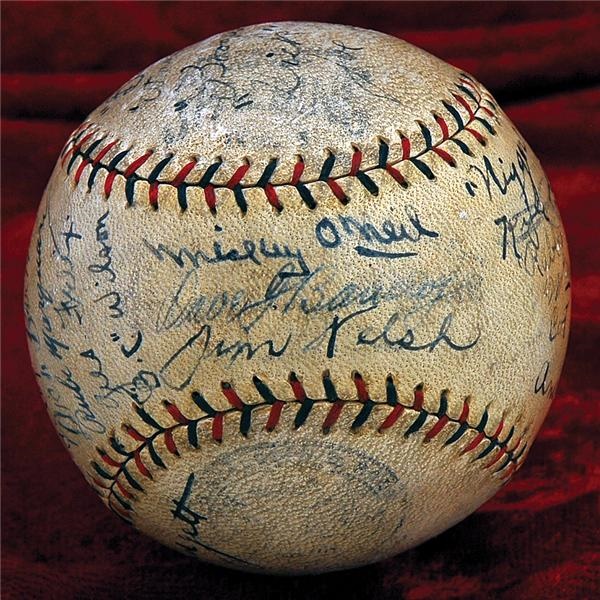 Baseball Autographs - 1925 Boston Braves Baseball