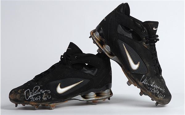 Baseball Equipment - 2007 Alex Rodriguez Autographed Game Used Cleats