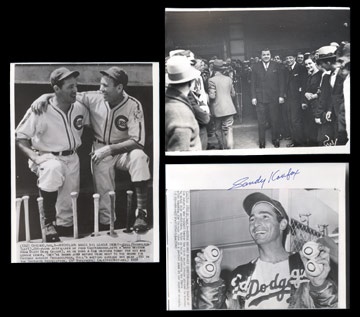 Memorabilia - 1920's-50's Great Baseball Wire Photograph Collection