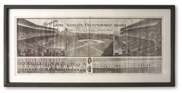 Memorabilia - 1909 World Series Panorama (21x46" framed)