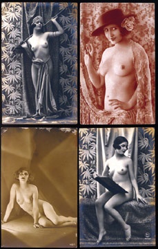 - 1910's-20's French Erotic Postcards (130)